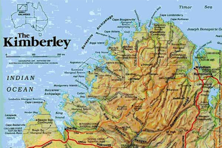 The Kimberley map