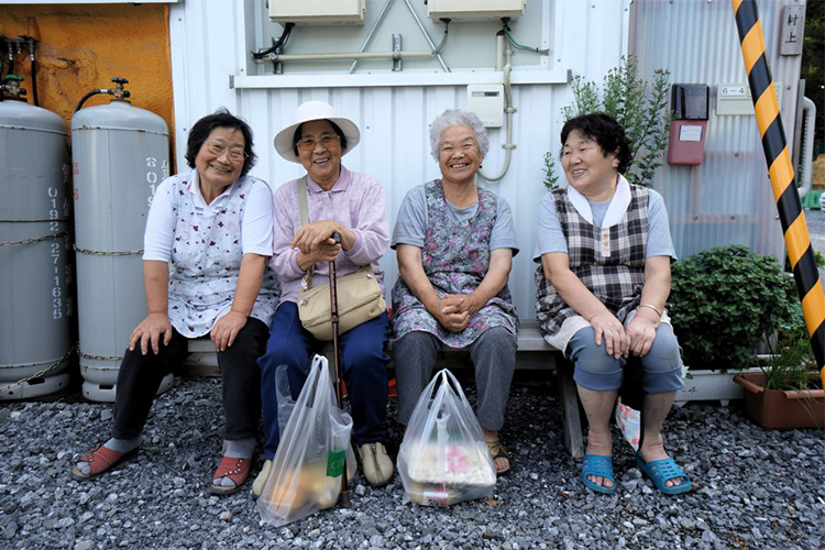 Elderly women in Japan