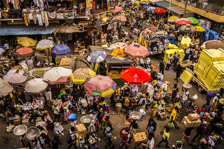 Market at Accra