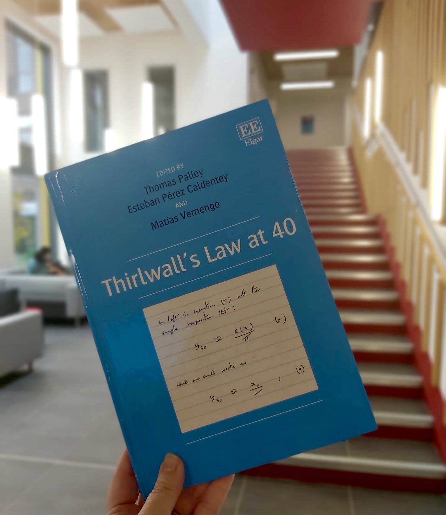 Thirwall's Law at 40, a new edition photographed in the Kenendy building.