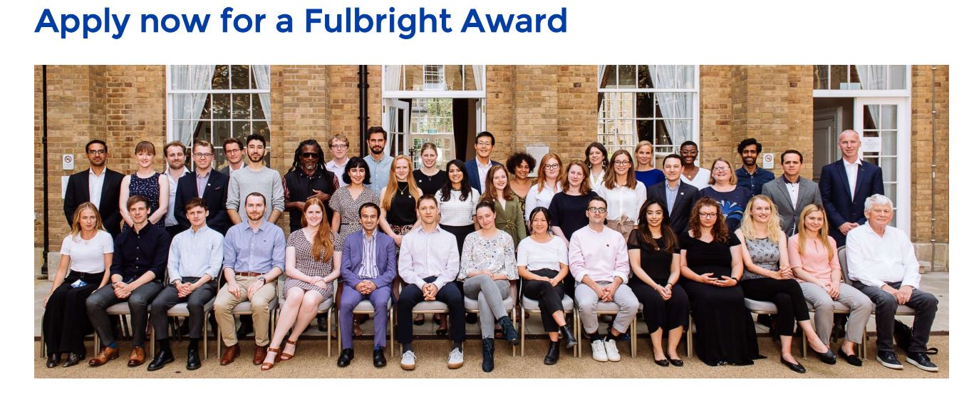 Apply now for a Fulbright Award Graduate and Researcher College
