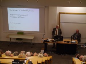 Richard Eales and Tim Tatton-Brown at the Alf Smyth Memorial Lecture 2017