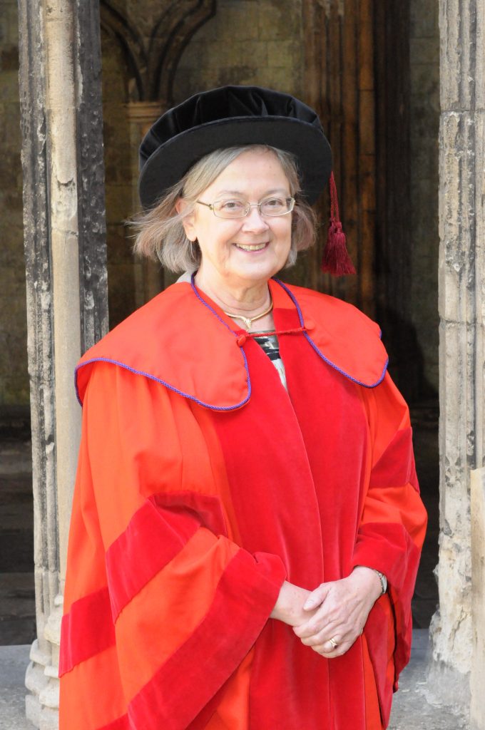 Baroness Hale in Kent Honorary Doctorate Gown