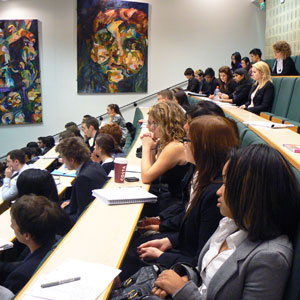 Year in Industry placement students at the interview skills workshop