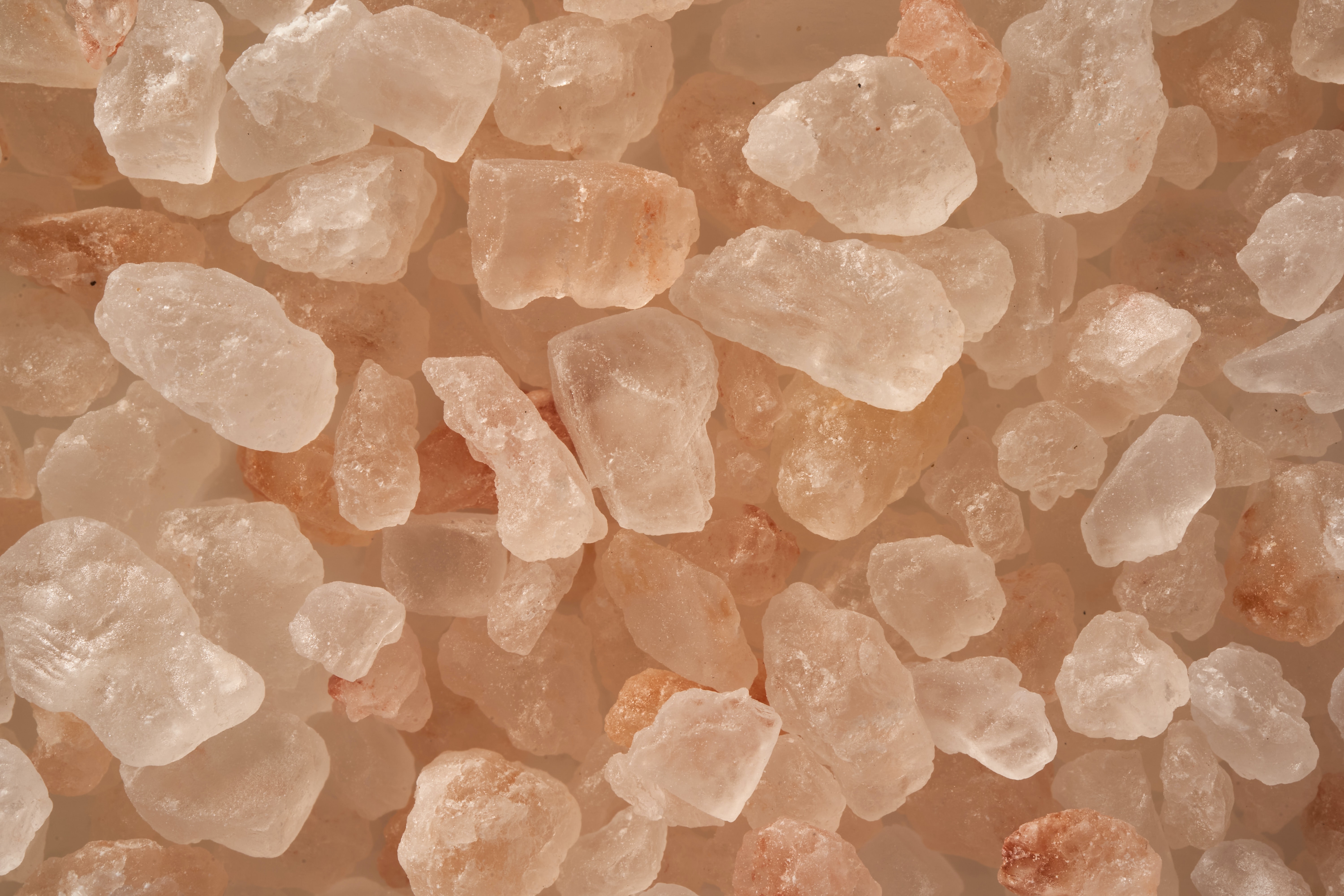 pink salt crystals