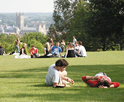 An image of the University of Kent Canterbury campus