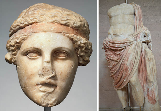 Ancient statues show their true colours – Lucius' Romans