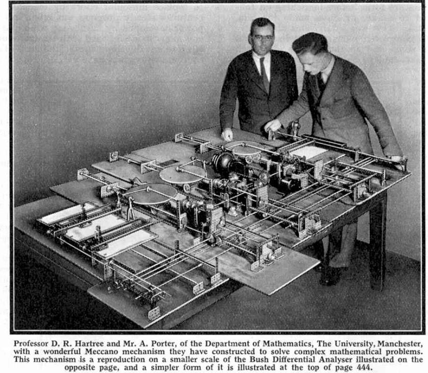 Hartree Differential Analyser Science Comma