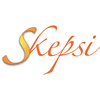 The logo of the journal Skepsi