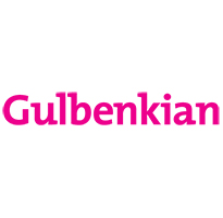 Logo of the Gulbenkian cinema and theatre, University of Kent