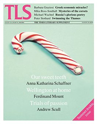 Cover of the Times Literary Supplement, cover dated 21 August 2015