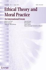 Cover of Ethical Theory and Moral Practice