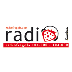 Logo for Italian radio station Radio Fragola [Strawberry Radio],