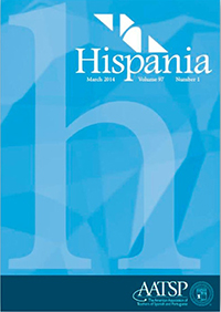 Front cover of the journal Hispanic