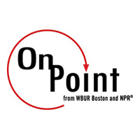 Logo for On Point, radio show broadcast by WBUR Boston in the United Stages