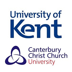 University of Kent and Canterbury Christ Church University logos