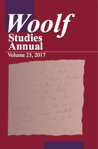 Cover of Woolf Studies Annual, Volume 23 (2017)