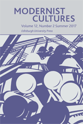 Cover of Summer 2017 issue of the journal Modernist Cultures