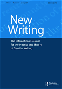 Cover of New Writing: The International Journal for the Practice and Theory of Creative Writing.