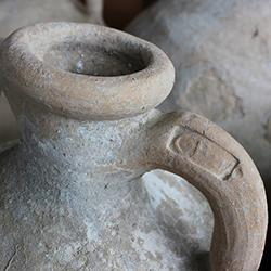 An antique Roman amphora