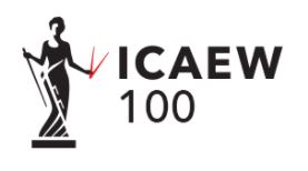 ICAEW 100 logo