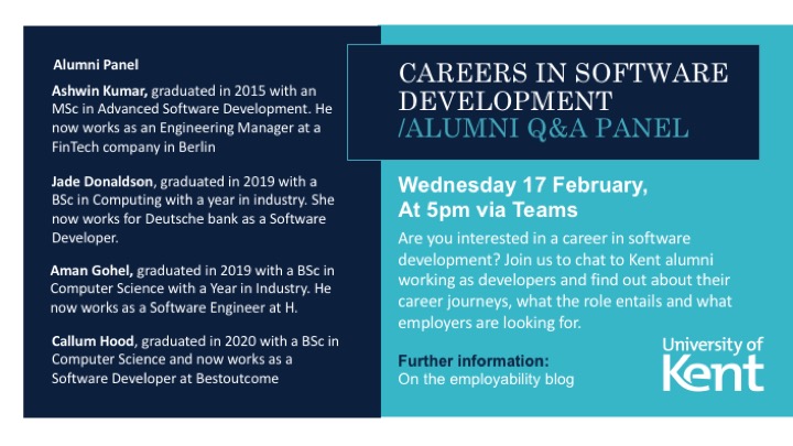 Careers in Software Development poster