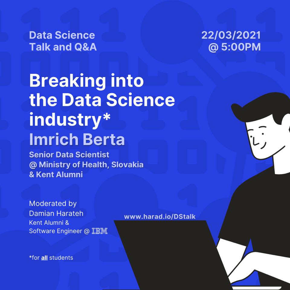 Breaking into Data Science poster