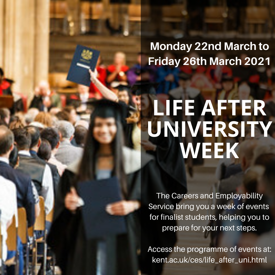 life after University week poster