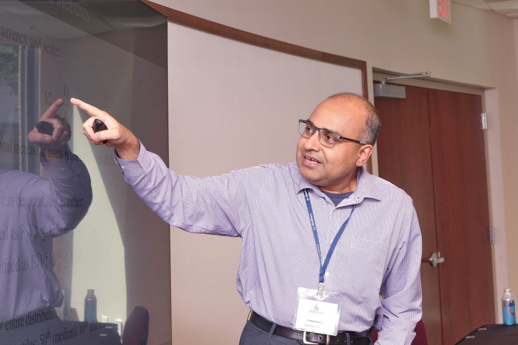 Pradip Tapadar leading a session at the Longevity 15 Conference in Washington DC