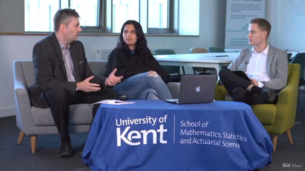 Screenshot from the first SMSAS Virtual Open Day, 3 December 2019