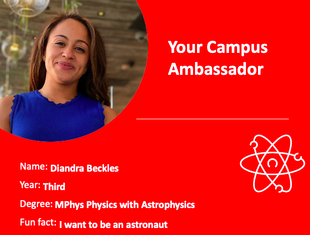 Institute of Physics Ambassador Diandra Beckles