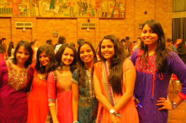 Photo of students at Diwali celebration