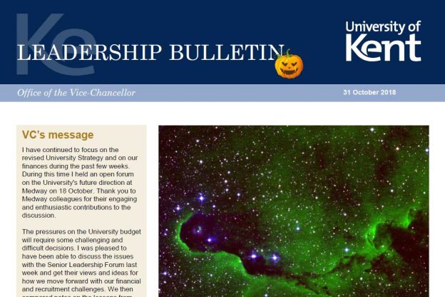 Leadership Bulletin 31 October 2018