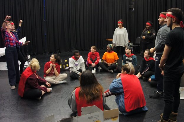 Applied Theatre students performance at local school