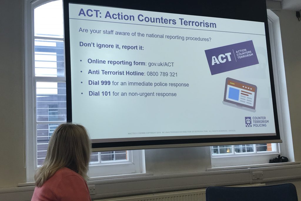 Counter terrorism training event at Medway campus | Staff and Student News