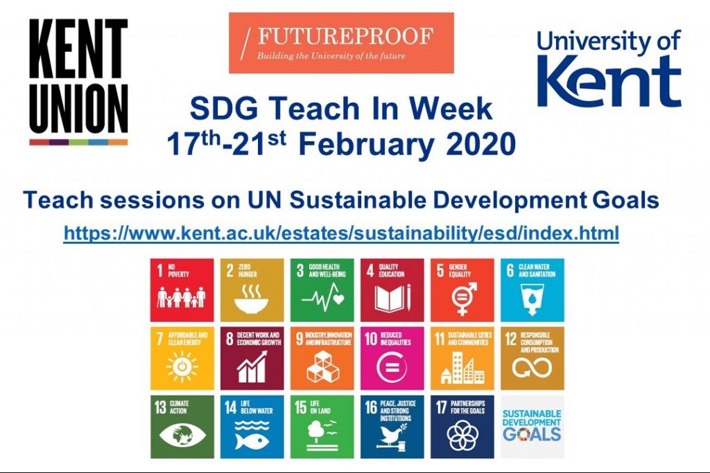 Sustainable Development Goals Teach-In | Staff And Student News