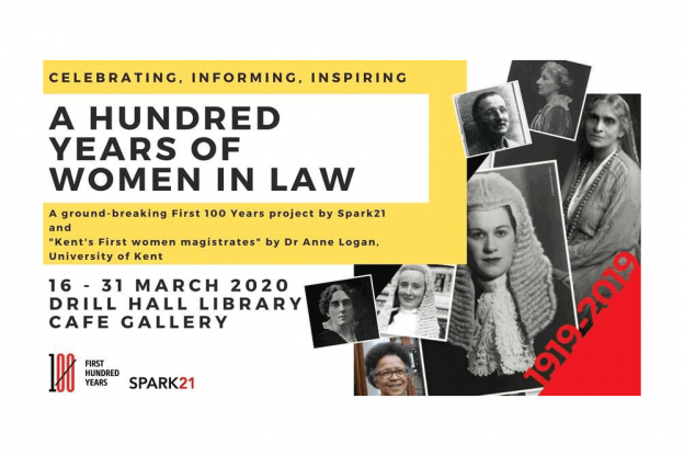 100 years of women in law poster