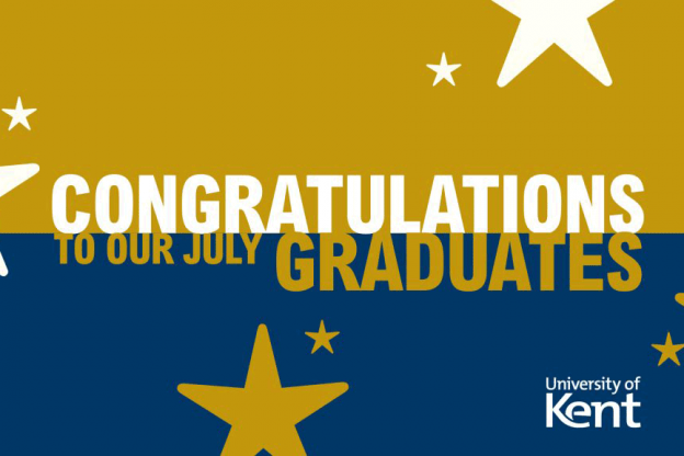 Congratulations for our July graduates star graphic