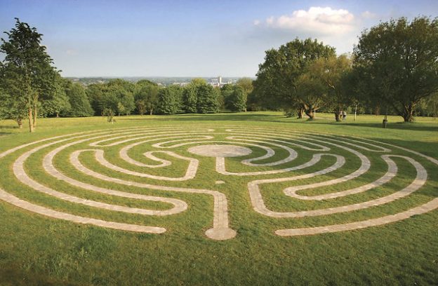 labyrinth at Canterbury