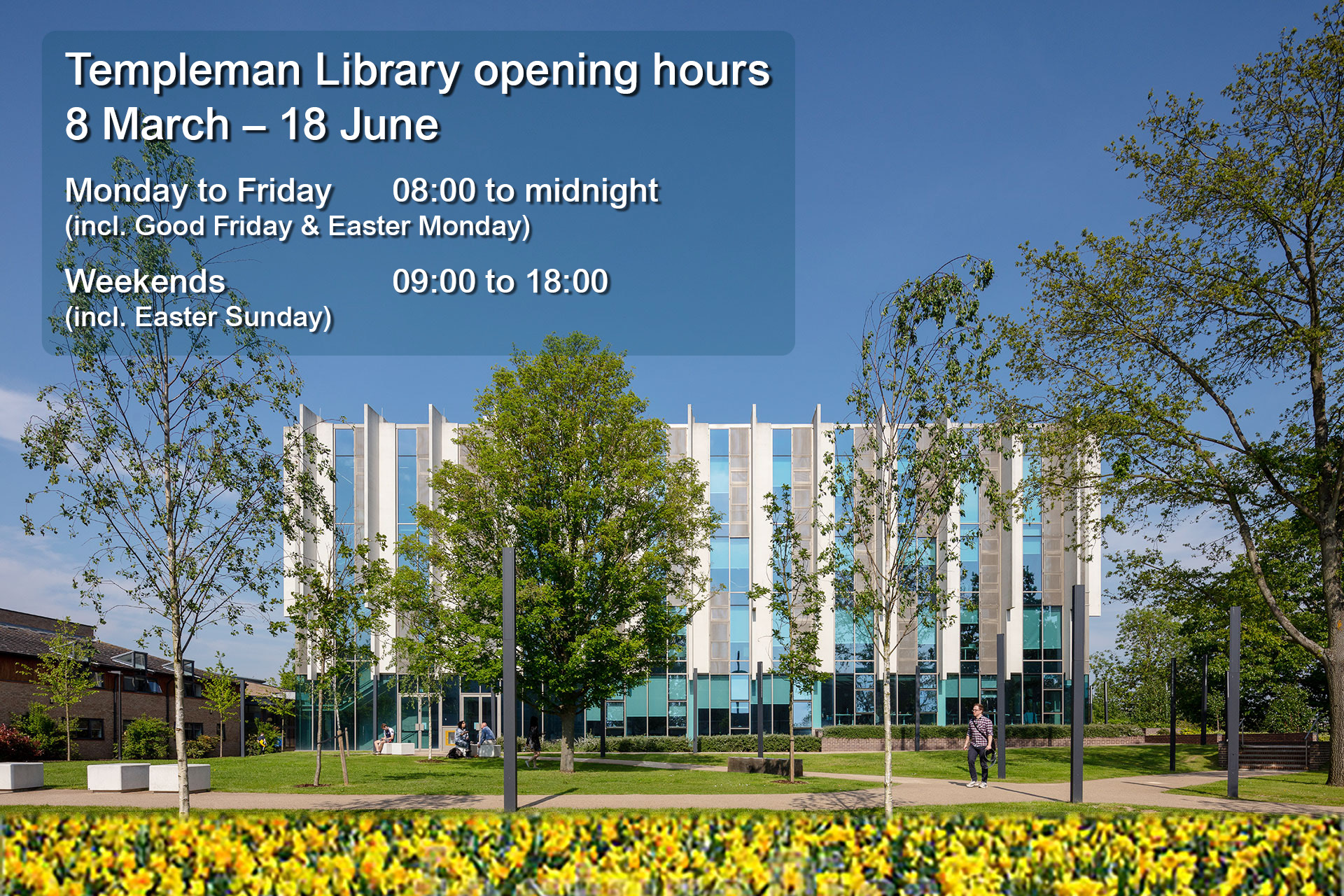Library opening hours