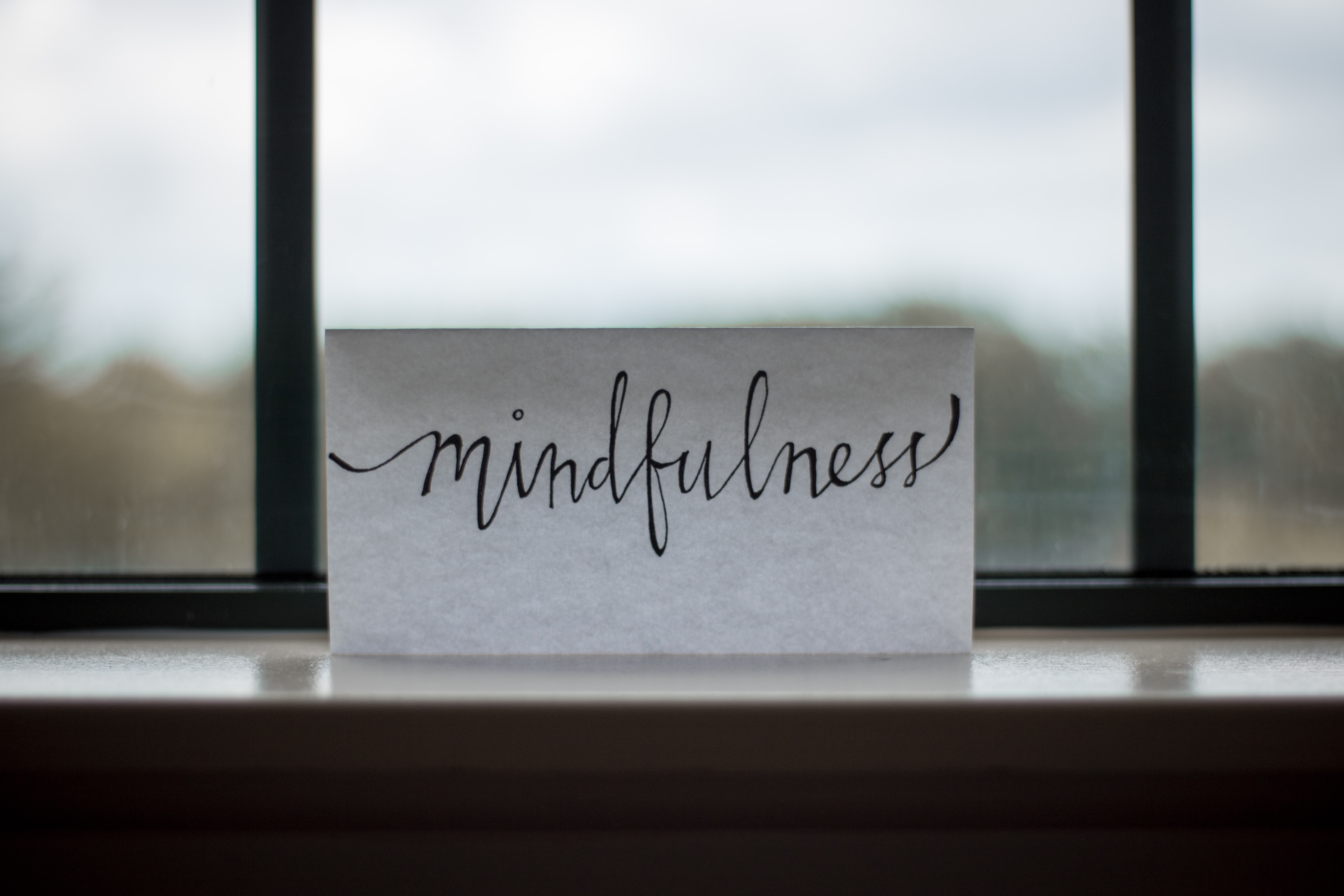 mindfulness printed paper