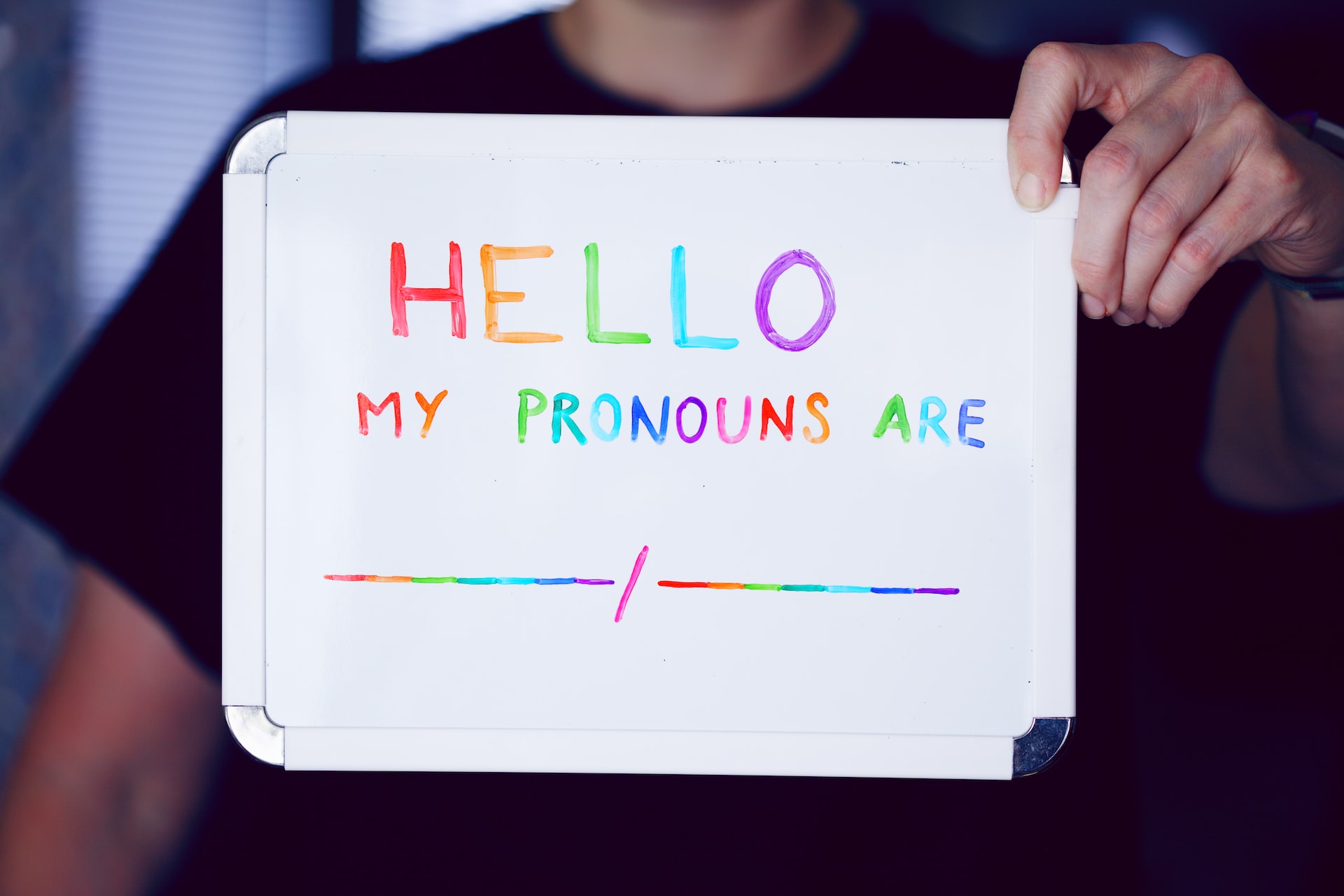Hello my pronouns are...