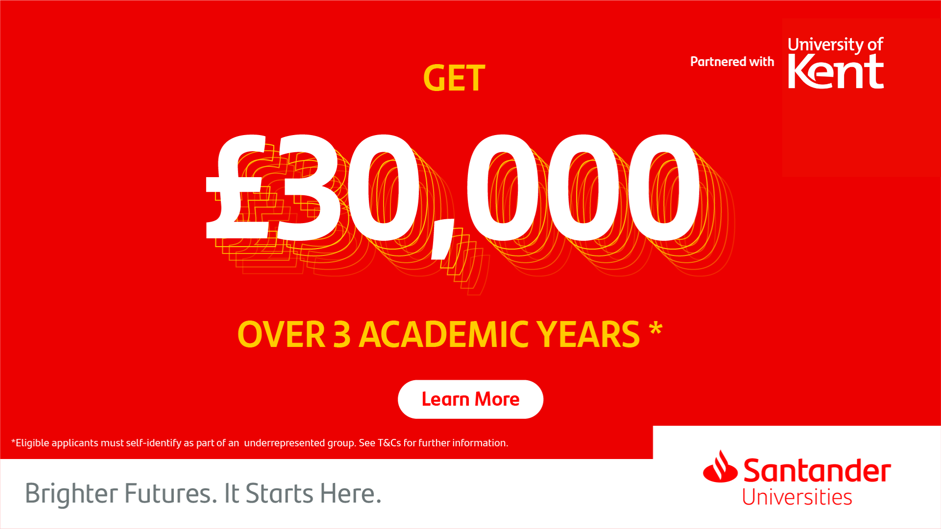 Get £30,000 over 3 years
