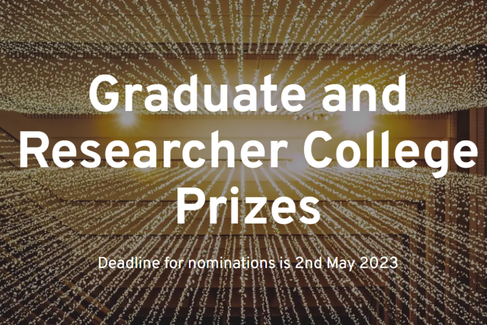 Graduate and Researcher College Prizes