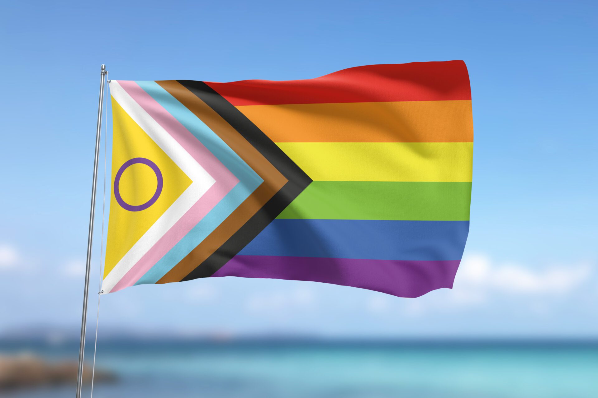Intersex Progress rainbow flag