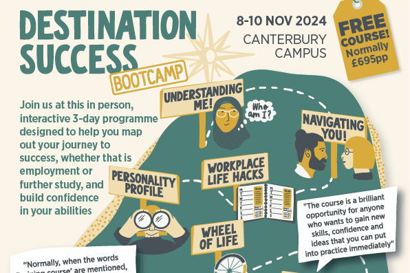 Destination Success Bootcamp. Canterbury campus 8-10 November