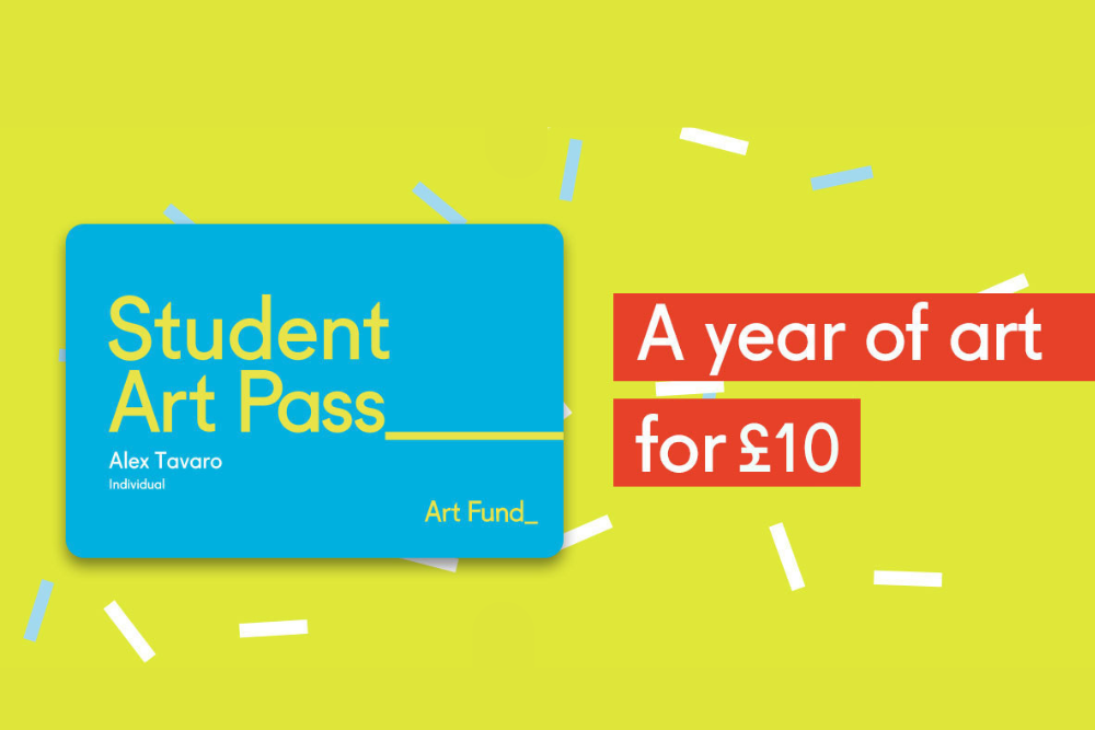 Student Art Pass - a year of art for £10