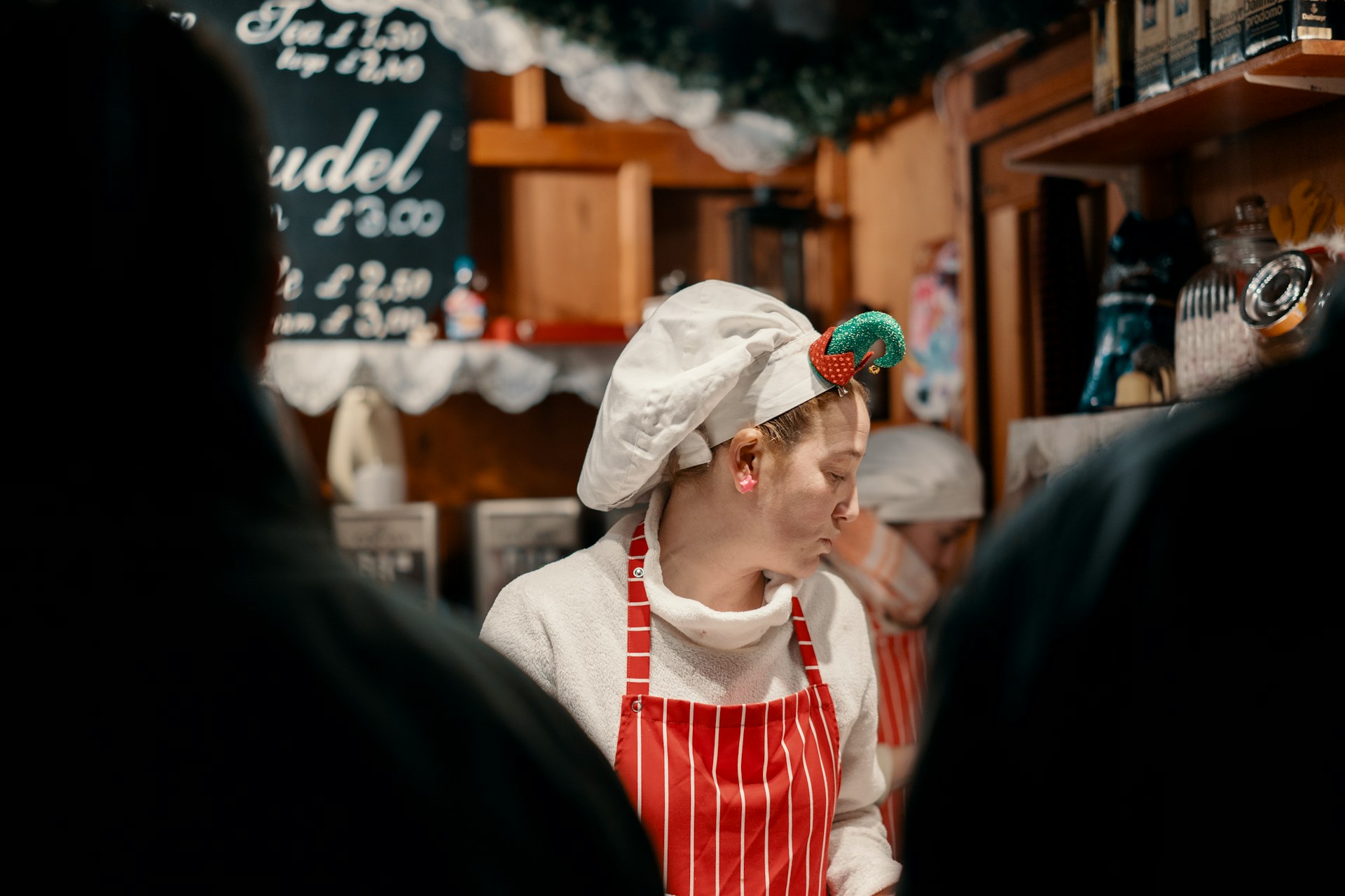 Christmas market stall