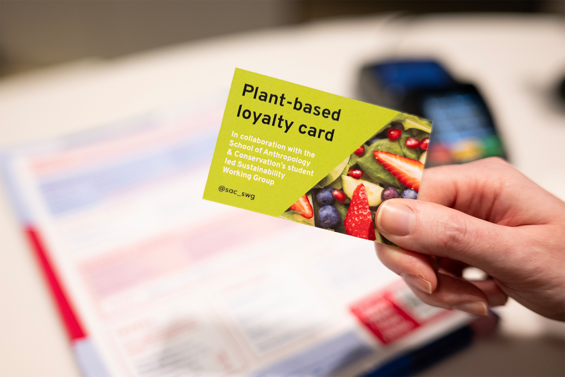 Plant based loyalty card