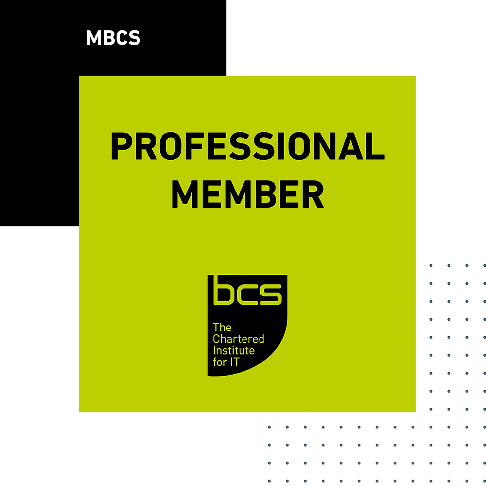 professional member of BCS pin